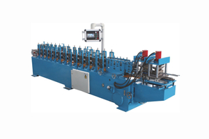 ROLLER SHUTTER DOOR FORMING MACHINE WITH PUNCHING