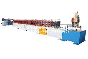GUIDE ROLL FORMING MACHINE WITH PUNCHING